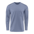Front view of Bulwark FR men’s flex knit tee, light blue