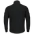 Back view of flame-resistant fleece jacket for workwear in black