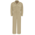 Front view of men’s lightweight Excel FR ComforTouch premium coverall in khaki