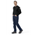 Man wearing men’s FR flex knit henley