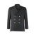 Prestige Class A Jacket, Double-Breasted, Wool Blend.  Naval Navy (Black)
