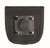 Front view of Ballistic Spare Swivel Mount 2x2" in black ballistic nylon