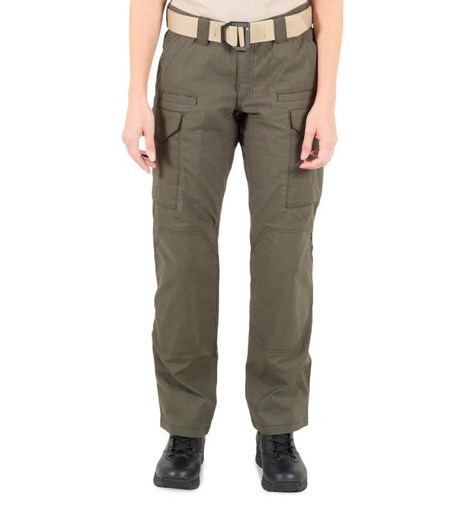 First Tactical Women’s V2 Tactical Pants in professional uniform fit - od green