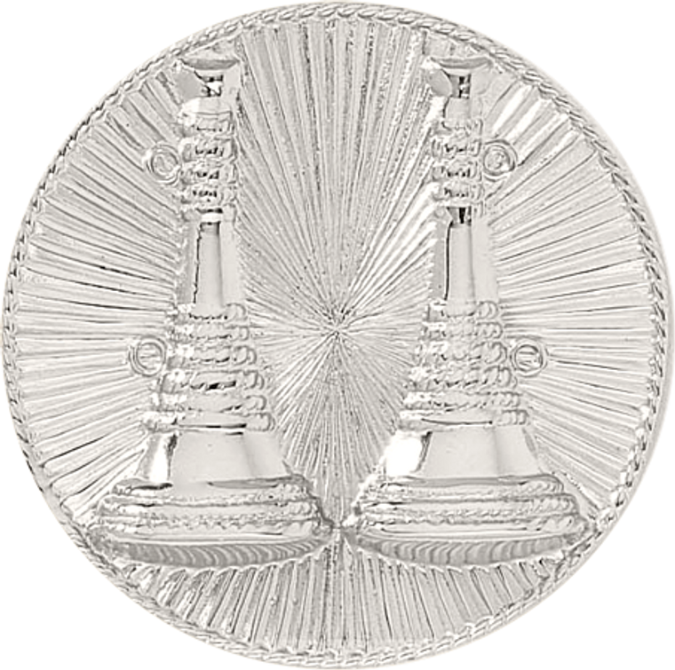 Captain Hat Badge gold finish close-up Captain Hat Badge gold finish close-up