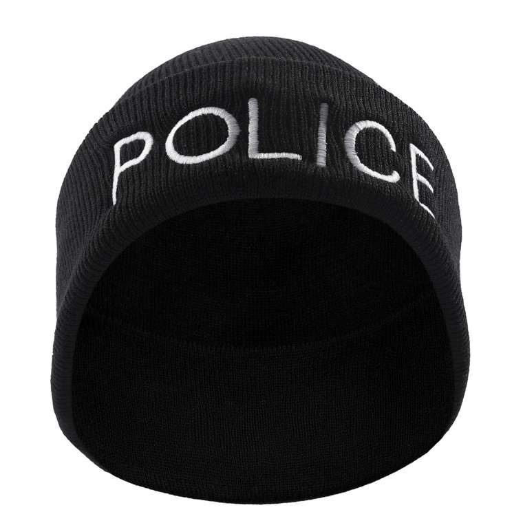 Police beanie, law enforcement beanie, police embroidered beanie,