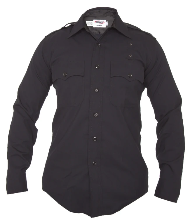 100% Wool Fire Department Shirt, LS