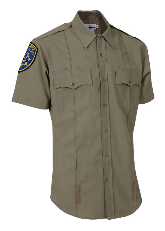 Spiewak CHP Short Sleeve Shirt – Poly Wool Class B California Highway Patrol uniform shirt