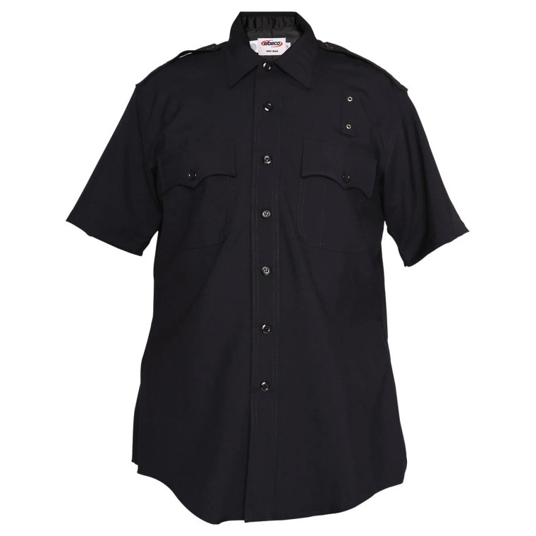 Elbeco 100% Wool Cal Fire Short Sleeve Shirt front view – Cal Fire spec authorized uniform