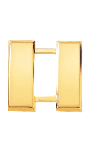 Large Captain Bars, captain rank insignia, , law enforcement rank ...