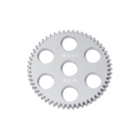 Gear Plate for 0.5, 1.5, 10 and 15ml Tubes for CosmoSonic II (Type 6, Aluminum)