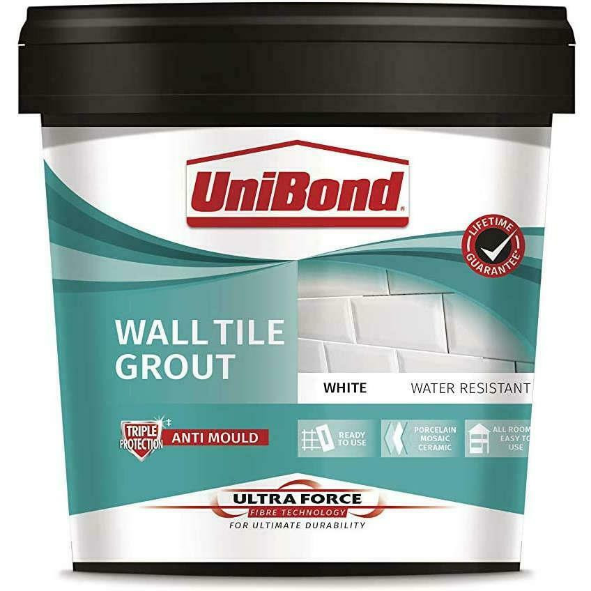 Unibond Ultra Force White Wall Tile Grout 1.38kg DDW Online