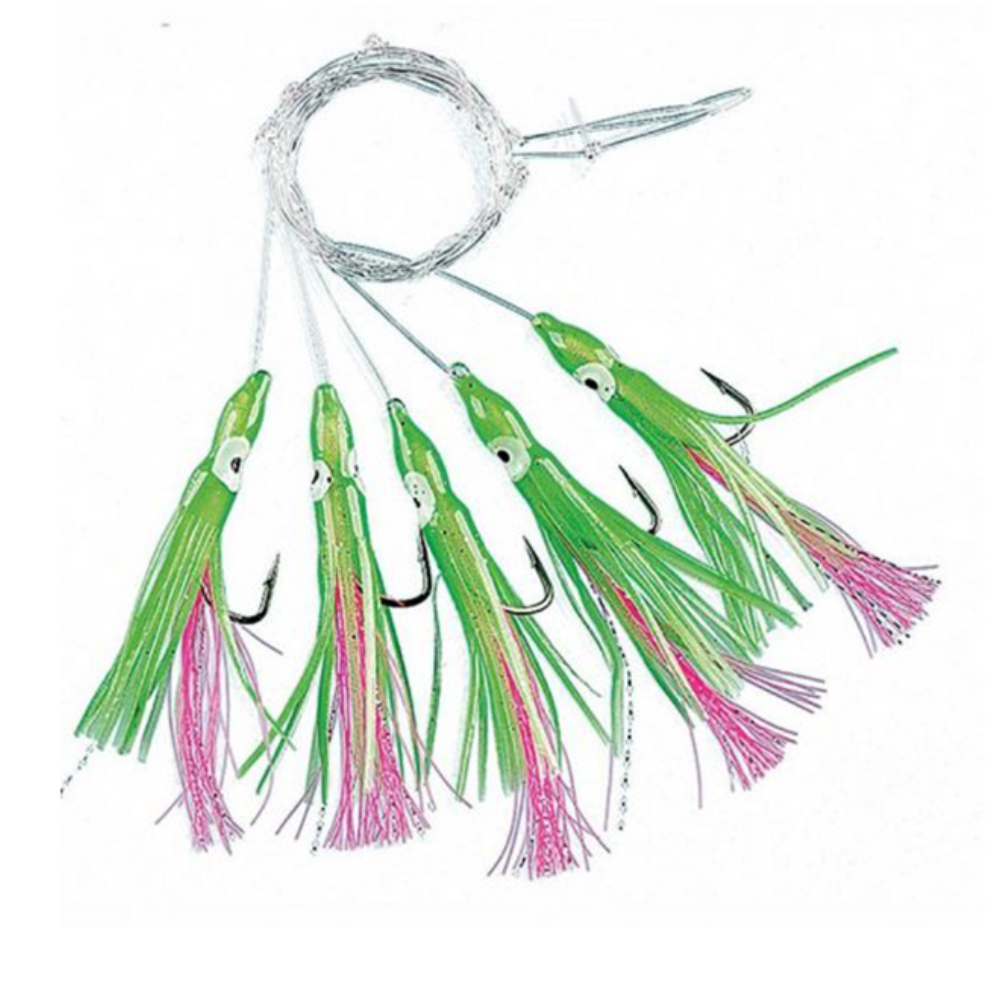 Fladen Deep Sea Muppet Rigs For Cod & Mackerel (Pack of 5)