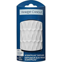 Yankee Candle Scent Plug Diffuser Base Unit - Organic Pattern (White)