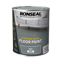 Ronseal Diamond Hard Floor Paint Slate Satin 750ml