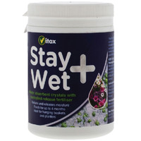 Vitax Stay Wet+  Water Retaining Crystals With Fertiliser - 200g