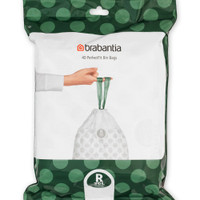 Brabantia Size R Bin Liners In A Dispenser Pack - 36L - 40 Bags