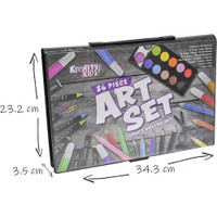 Kreative Kids 86pc Art Set in Colour Case