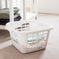 Addis Small Square laundry Basket 24L - Linen