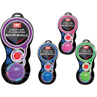 M.Y Light Up Flashing Skip Ball - Assorted Colour
