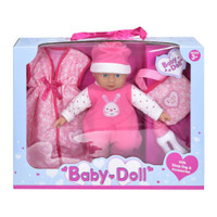 Baby Doll With Sleep Bag & Accessories Play Set