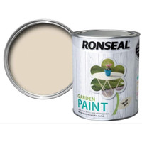 Ronseal Garden Metal & Wood Paint - 250ml -  White Ash