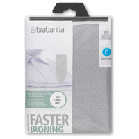 Brabantia Ironing Board Cover Size C - Metallised Grey