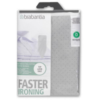 Brabantia Ironing Board Cover Size D  Metallised Grey