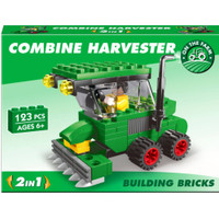 On the Farm 2in1 Combine Harvester Building Bricks 123pc