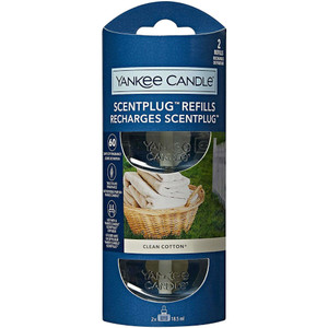 Yankee Candle Scent Plug Refills Twin Pack  - Clean Cotton