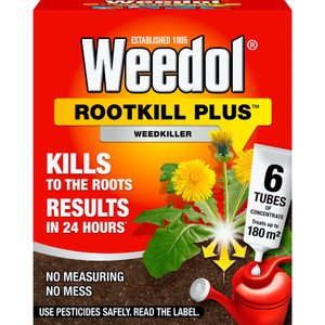 Weedol Rootkill Plus Weedkiller - 6 Tube