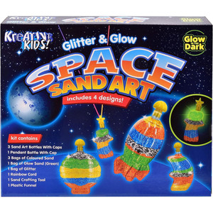 Kreative Kids Glitter & Glow Space Sand Art