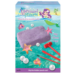 Mermaid Princess Pearls Excavation Digging Kit