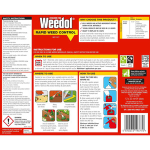 Weedol - Rapid Weed Control - 12 Tube