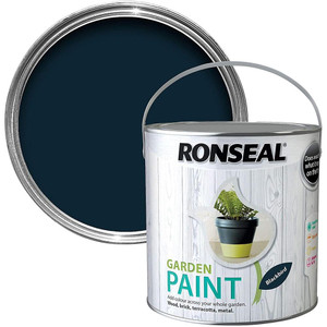 Ronseal Garden Metal & Wood Paint - 750ml -  Blackbird