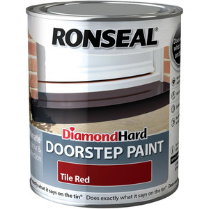 Ronseal Doorstep Paint - 750ml - Tile Red