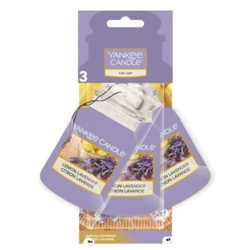 Air Freshener 2D Triple Classic Car Jar - Lemon Lavender
