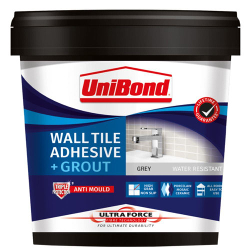 Ultra Force Wall Tile Adhesive & Grout - Grey - 1.38kg