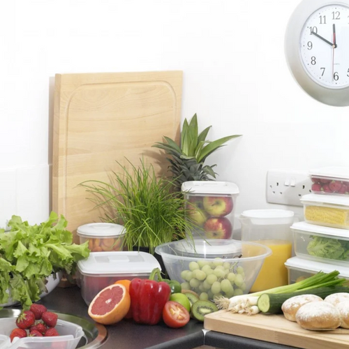 0.8L Rectangle Food Storer - Clear