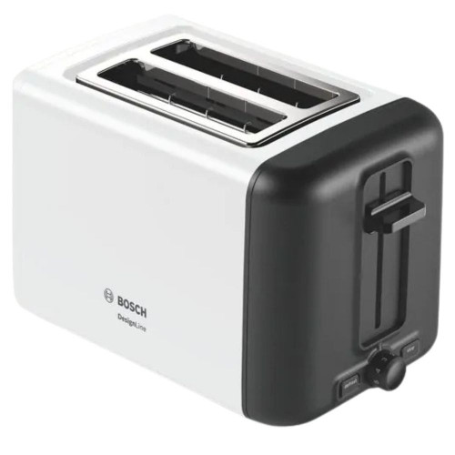Design Line 2 Slice 970W Compact Toaster - White