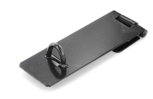 Securit - S1452 - Safety Hasp & Staple - 100mm - Black