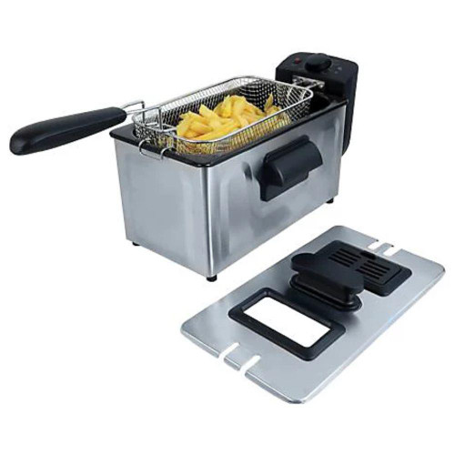 Deep Fat Fryer With Basket 3L - Stainless Steel
