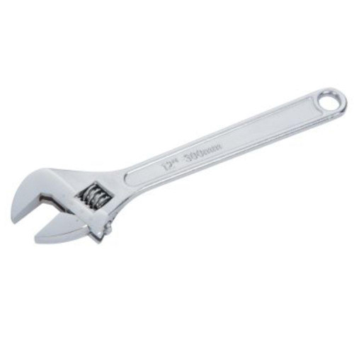 Adjustable Wrench  Chrome Plated  12"