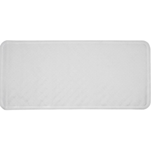 Small Rubagrip Bath Mat White Medium  74 x 34