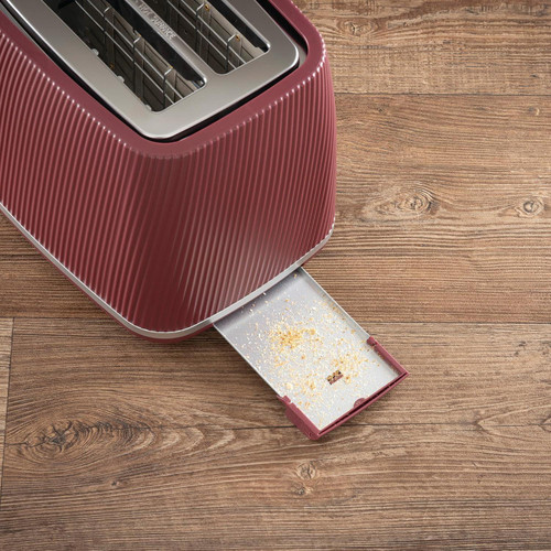 Daewoo Cascade 2 Slice Toaster - Ruby - SDA2778