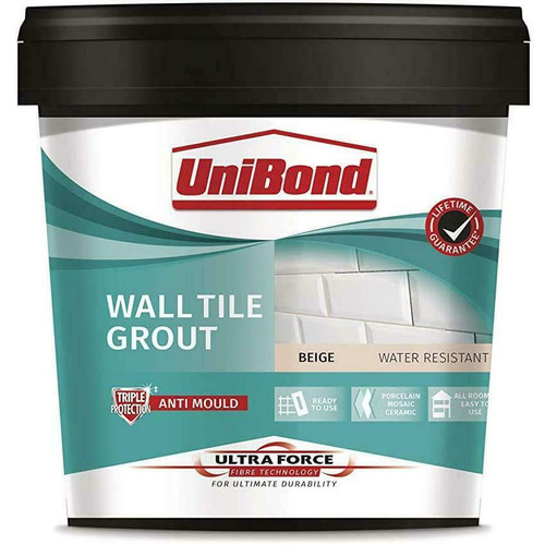 Unibond Ultra Force Beige Wall Tile Grout - 1.38kg