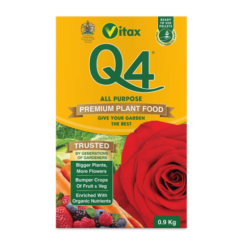 Vitax Q4 All Purpose Premium Plant Food - 0.9kg