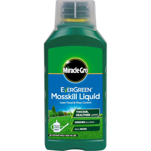 Miracle-Gro Evergreen MossKill Liquid Concentrate With Lawn Feed - 1L