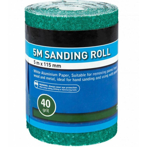BlueSpot® 5M Sanding Roll - Coarse 40 Grit