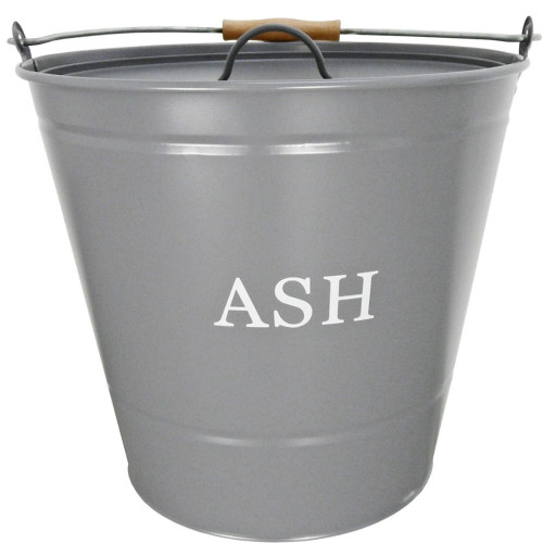 Manor Ash Bucket With Lid - Grey
