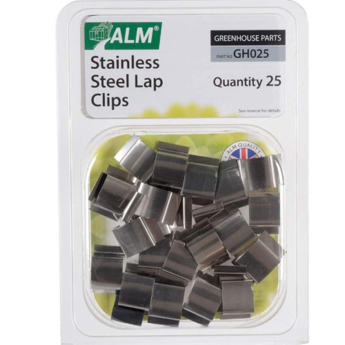 ALM GH025 Stainless steel Lay Clips - 25 Pack